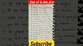 Use of Is,Am,Are|Is,Am,Are का प्रयोग |English|English Speaking|#shorts#ytshorts #education #viral