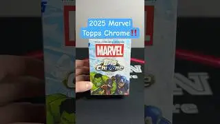 ANOTHER 2025 Marvel Topps Chrome⁉️ #toppschrome #topps #marvel #fyp