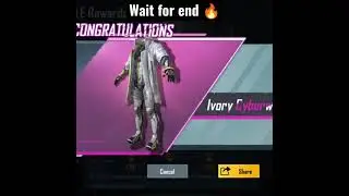 C1 S3 CROWN LEGENDERY OUTFIT||IVORY CYBERWEAR OUTFIT|| GET FOR FREE||#WAITFORIT#SHORTS#YOUTUBESHORTS