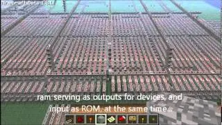 redgame, my first redstone computer with GPU, capable of simple games