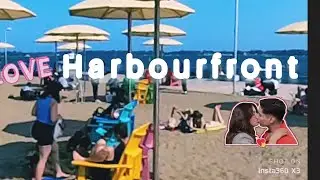 HARBOURFRONT WATERFRONT TORONTO.4K .BEAUTIFUL PLACE IN TORONTO. @JNOWOROLNIK.