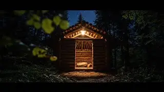 I built a luxury house in forest with log and results shocked me 