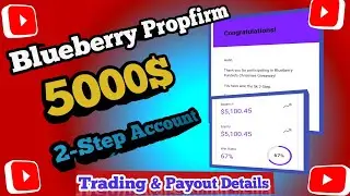 Blueberry 5k$ 2-Step Chellenge Account details & trading Rules| No Consistency Rule 🔥🔥
