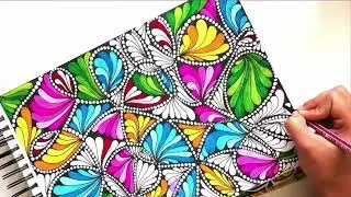Mesmerizing Zentangle Patterns ✨🖊️ || Beautiful patterns made easy!  Shilpidea Craft #shilpidea