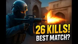 26 KILLS! My Best Dust2 Competitive Match Yet (CS2 Journey)