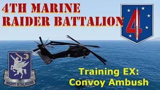 4th Marine Raider Battalion, Training EX Convoy Ambush
