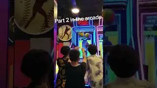 (Part 2) in the arcade #fun #games #basketball #arcade