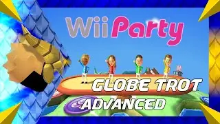 Wii Party - Globe Trot (Advanced) Guest gold vs Kathrin vs Michael vs Oscar