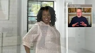 Denim & Co. Active French Terry Zip-Up Jacket w/ Printed Hood on QVC
