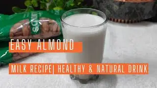 🥛 &ldquo;Homemade Almond Milk Recipe | Easy, Healthy & Dairy-Free!&rdquo; #recipe #healthy #easy #drink #music 