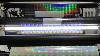 Holographic metalized paper #metalizedpaper#holographicfilm PET vacuum aluminized transfer paper