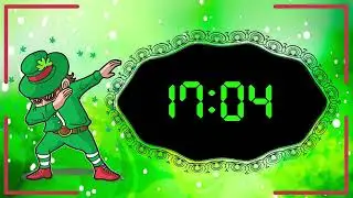 30 minute classroom timer ⏲️ Dabbing Leprechaun St. Patricks Day