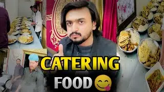 Trying Pakistani 🇵🇰 Wedding Foods 😋 | Shadi Ka Khana 🥰 | Catering Vlog  😍 | Abdullah Ki Family