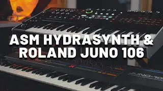 Roland Juno-106 + ASM Hydrasynth | Classic Meets Modern Synth Jam (No Talking)