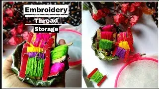 Embroidery Thread Storage Ideas || #Shorts  #shortDIY #ideas #mahiyascreation