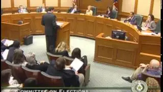 Tom Glass Testimony to the Texas House Elections Committee, March 16, 2015