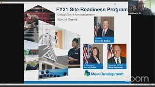VIDEO NOW:  Massachusetts Gov. Baker, MassDevelopment president make an announcement on Site Readine