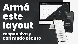 Sitio web con MODO OSCURO y RESPONSIVE con FLEXBOX y GRID 😎