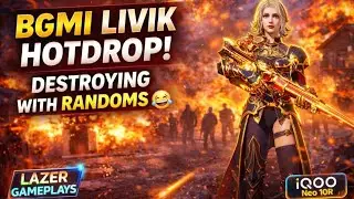 TESTING FPS on IQOO NEO 10R 😱 BGMI LIVE WITH RANDOMS IN LIVIK