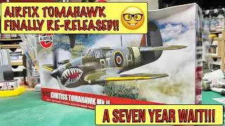 Airfix P-40 Curtiss Tomahawk - FINALLY RE-RELEASED - 1/48 Scale Model Kit
