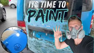 LEARNING TO PAINT - CAN I FIX THE HAND PAINTED DOORS ON MY VW CADDY?
