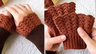 Fast & Simple Crochet Wrist Gloves You Can Make Today!
