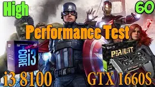 Marvel's Avengers PC | GTX 1660 SUPER - i3 8100 - 16gb RAM | 1080p | Performance test