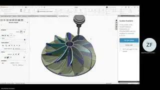 TUGAS CADCAM Simulasi CAM Impeller Milling 5-Axis dengan Feature Area Clearance dan Z Level