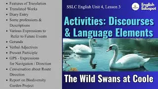 DISCOURSES & LANGUAGE ELEMENTS ACTIVITIES / 