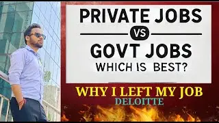 Government Job vs Private Job🔥|| The Ultimate Career Dilemma Explained!        #jobs #ssc #corporate