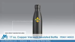 Stainless Water Bottles - Leeds Copper Vacuum Insulated Bottle | Demo