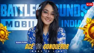 🔴ACE MASTER PROMOTIONAL MATCHES🔥RANK PUSH TO TOP 100🔥BGMI LIVE 😎#bgmilive #girlgamer #shorts #lolz