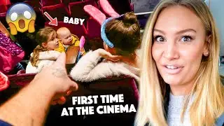 BABY'S FIRST TIME AT THE CINEMA!