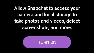 how to allow | enable camera access on snapchat 2020