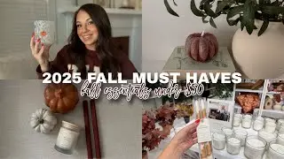 2025 FALL DECOR HAUL / FALL MUST HAVES FOR 2025 / NEW FALL TRENDS