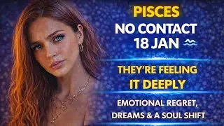 PISCES NO CONTACT 18TH JAN 🌊 They&rsquo;re Feeling It DEEPLY | Emotional Regret, Dreams & A Soul Shift