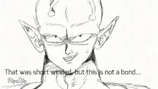 Piccolo and Goku beat on a dummy slightly slower...