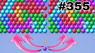 How Is This Possible? Bubble Shooter Level #[355 ] 😱