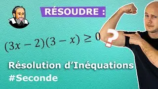 Résoudre une INÉQUATION avec PRODUIT de fonctions - Exercice Corrigé - Seconde
