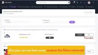 Areviews App - General Settings Importing Reviews