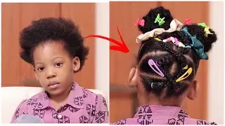 😱 EASY HAIRSTYLE ON MY 3yr OLD IN 10mins