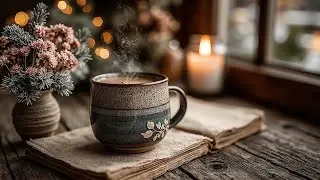 Cozy Winter Ambience | Smooth Instrumental Jazz for Deep Relaxation & Calm Music 🌨️