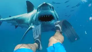 100 Most Dangerous Shark Encounters Caught On Camera