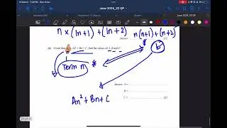 Number Pattern & Quadratic Expression