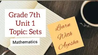 Class 7th Unit 1 Oxford Math Wise | Sets || Mathematics || Ex 1A Part 2  Solutions ||