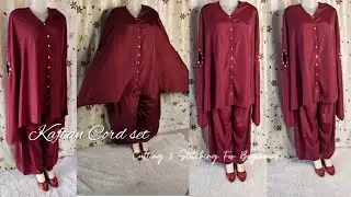 ✨Latest Kaftan Cordset Cutting &Stitching#viralvideo#kaftan#naghma_designer_dress#trendingdress#tips
