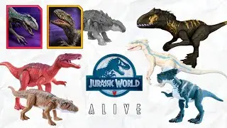 Mattel Jurassic World Alive Concept Toyline: Wave 1