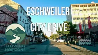 City Drive Eschweiler | Autofahrt durch die Innenstadt in 4K🇩🇪