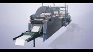 Fully automatic flat-bottom paper bag machine
