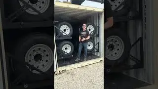 EZY Tire Bracket &ndash; Complete Set for Shipping Container Storage